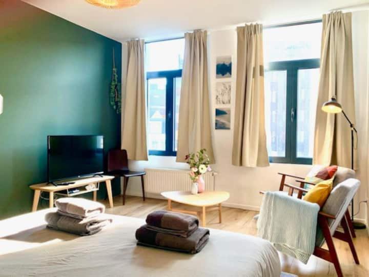 Cozy Apartment In Antwerpen Centraal แอนต์เวิร์ป ภายนอก รูปภาพ